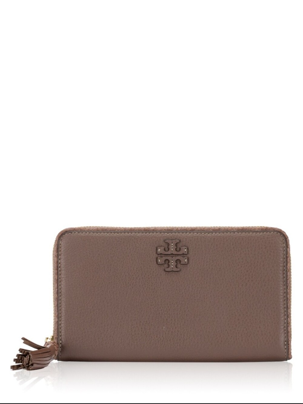 Tory Burch Mcgraw Leather Continental Wallet Brown